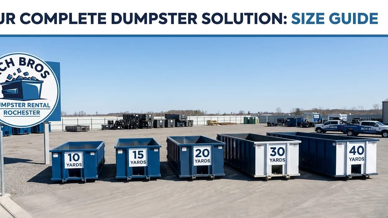 40 Yard Dumpster roll-off container in Rochester, NY 40 Yard Dumpster roll-off container in Rochester, NY