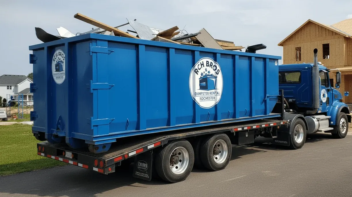 Roll-off dumpster delivery serving Gates, New York from Rochester Roll-off dumpster delivery serving Gates, New York from Rochester