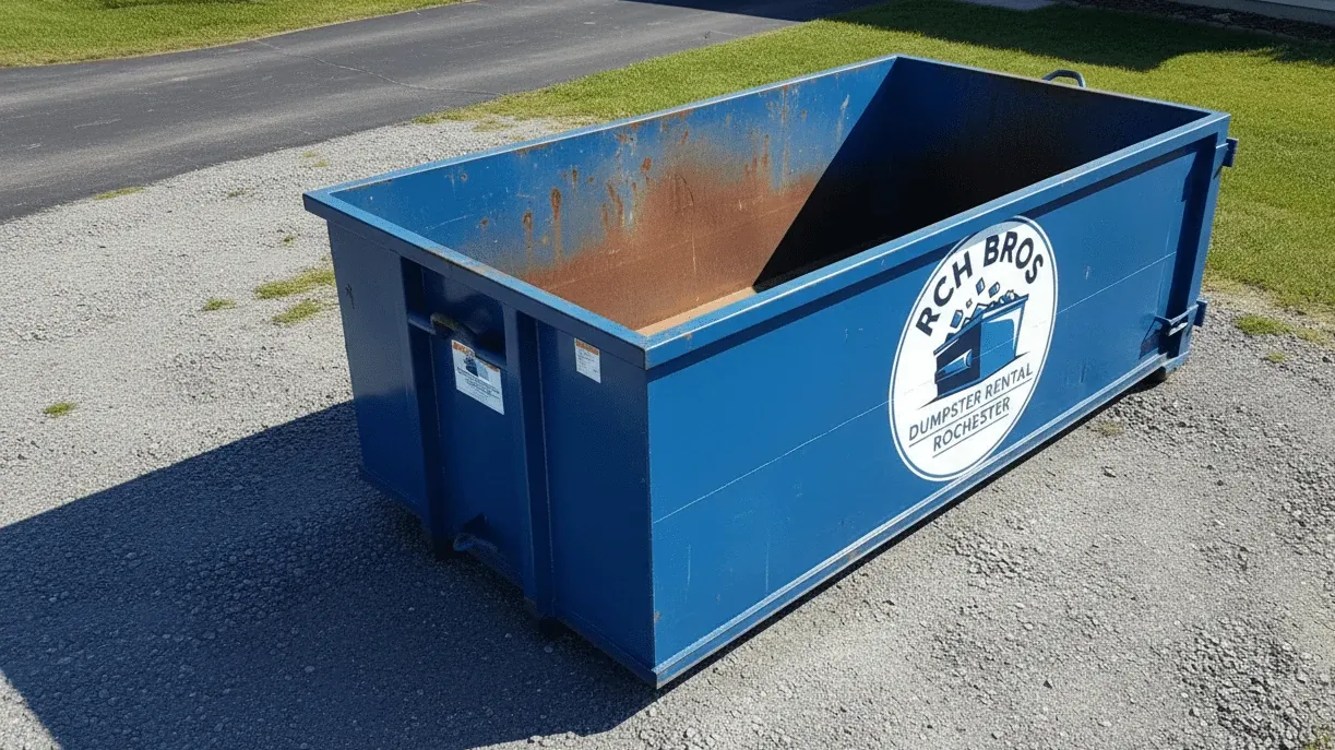 Roll-off dumpster delivery serving Maplewood, New York from Rochester Roll-off dumpster delivery serving Maplewood, New York from Rochester