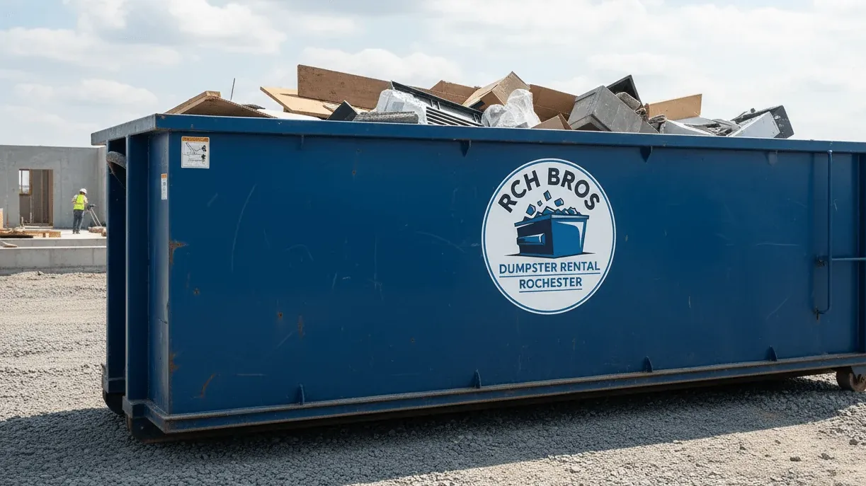 Roll-off dumpster delivery serving Park Avenue, New York from Rochester Roll-off dumpster delivery serving Park Avenue, New York from Rochester