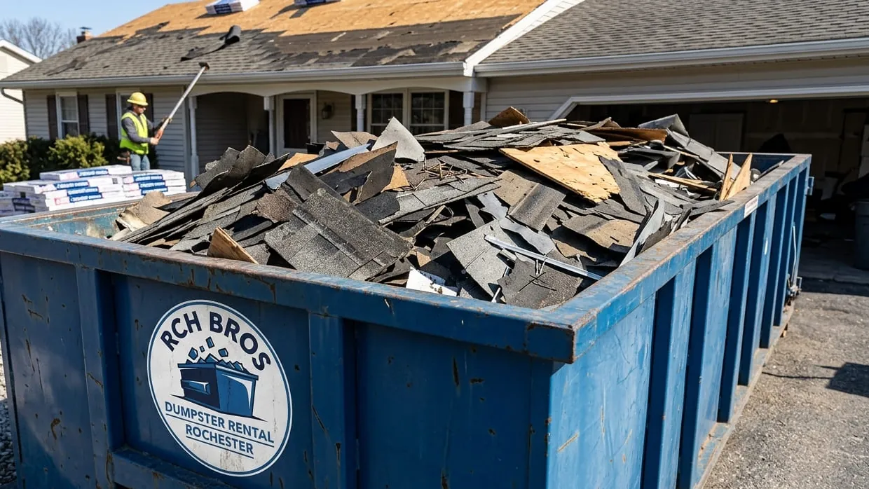 Roll-off dumpster delivery serving Penfield, New York from Rochester Roll-off dumpster delivery serving Penfield, New York from Rochester