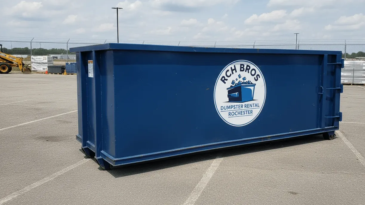 Roll-off dumpster delivery serving The South Wedge, New York from Rochester Roll-off dumpster delivery serving The South Wedge, New York from Rochester