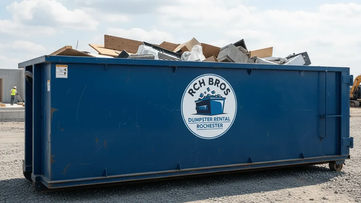 Roll-off dumpster delivery serving Webster, New York from Rochester Roll-off dumpster delivery serving Webster, New York from Rochester